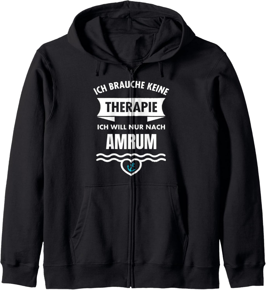 Amrum Anker Nordfriesische Insel Urlaub Geschenk Kapuzenjacke