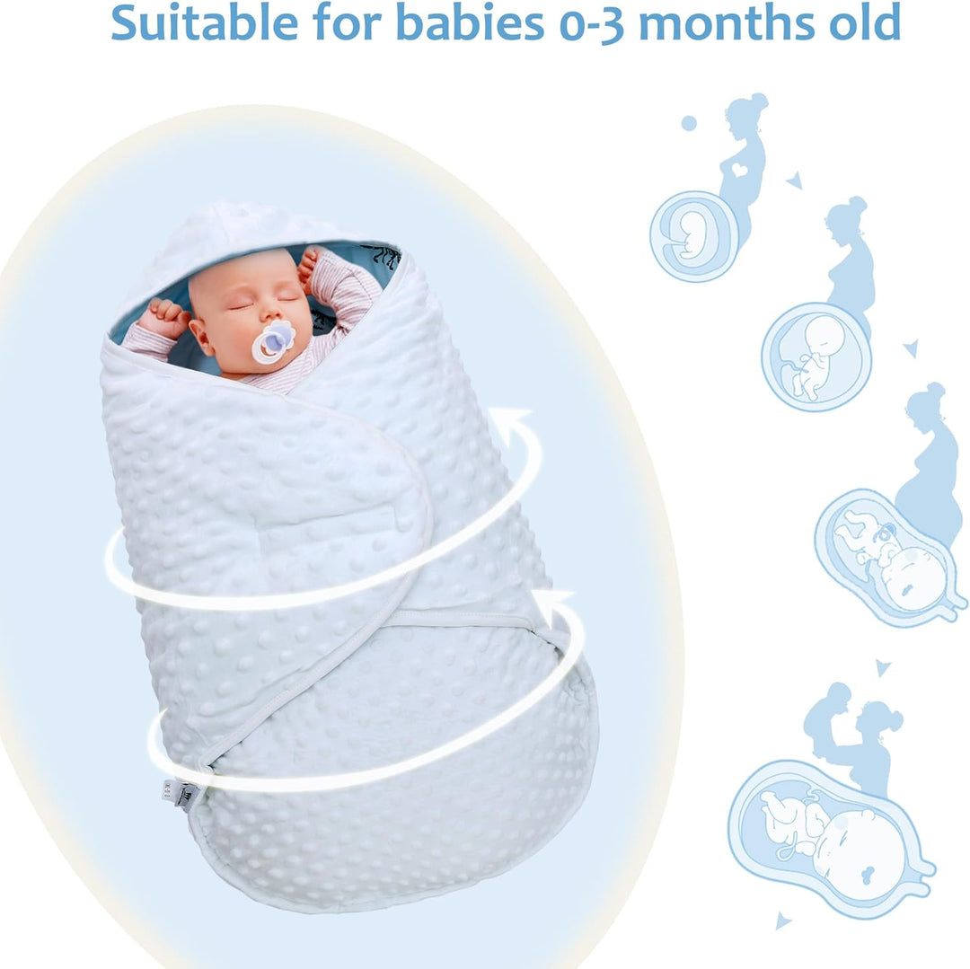 Einschlagdecke Babyschale für Winter Buggy Universal Fusssack Babydecke Baumwolle Baby Pucksack für