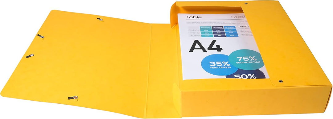 Exacompta 50600E 8er Pack Premium Sammelboxen aufgebaut mit Gummizug 60 mm breit aus extra starkem C