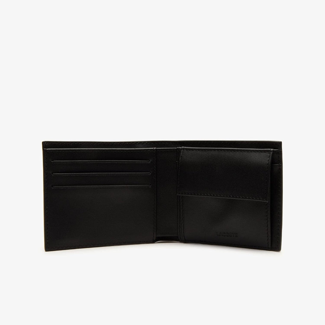 Lacoste Herren NH2505 Brieftasche, Noir, Einheitsgrösse, Noir