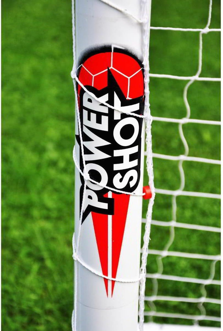 Fussballtor Powershot® 2 Jahre Garantie (Struktur) – robust und robust – Grösse wählbar 2,4 x 1,2 m,