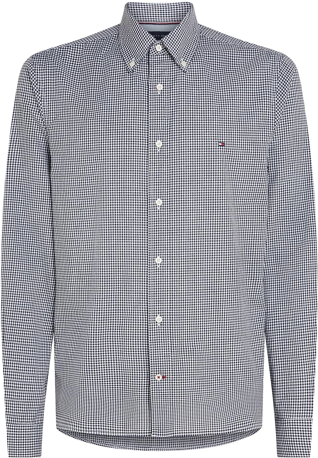 Tommy Hilfiger Herren Flex Poplin Rf Shirt Freizeithemden M Blau (Desert Sky / Optic White), M Blau
