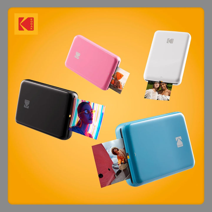 KODAK Step Drucker, Kabelloser mobiler Fotodrucker mit Zink-Technik und gratis App für iOS und Andro