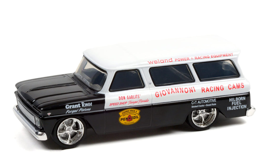 Greenlight 86347 Miniaturauto, Schwarz/Weiss
