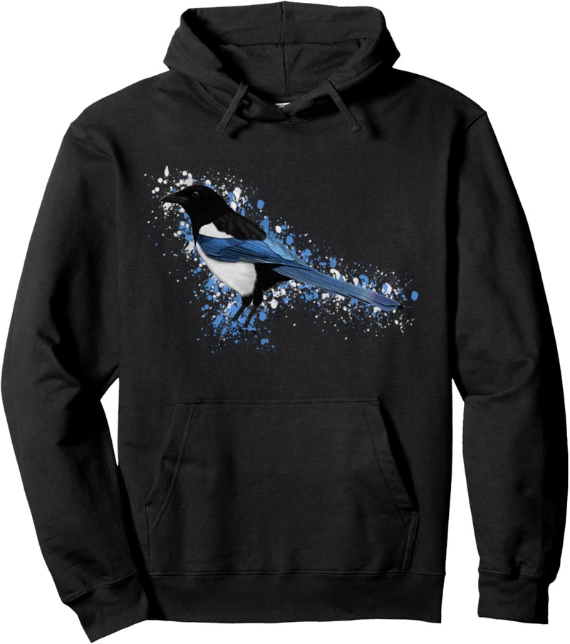 Elster Vogel Singvogel Vogelfreund Ornithologe Gartenvogel Pullover Hoodie