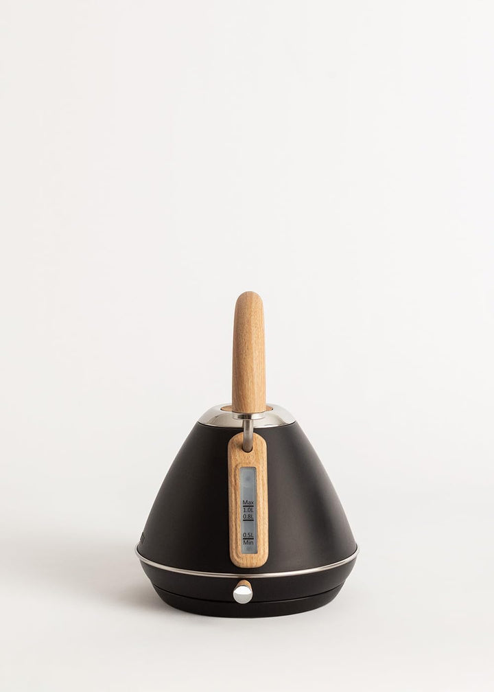 CREATE/PACK TOAST RETRO + KETTLE RETRO M/Schwarzer Toaster mit schwarzem Wasserkocher/Wasserkocher 1
