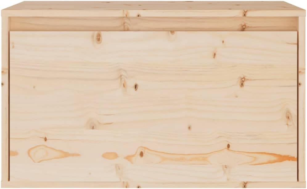 vidaXL Wandschrank 60x30x35 cm Massivholz Kiefer