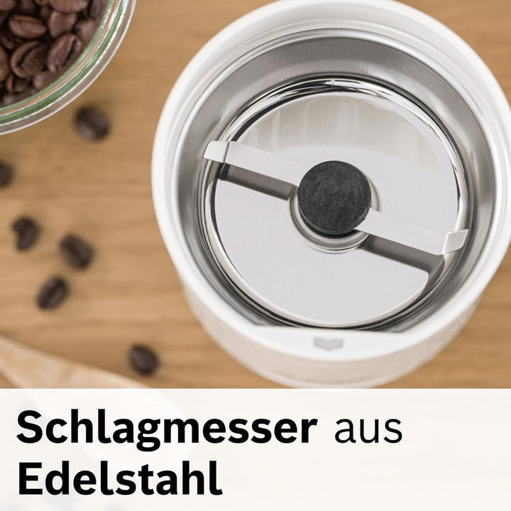 Bosch TSM6A011W Kaffeemühle, 180 Watt, weiss Weiss Single