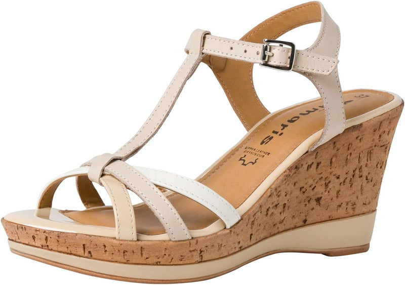 Tamaris Damen Sandalette 1-1-28347-20 39 EU Beige Comb, 39 EU Beige Comb