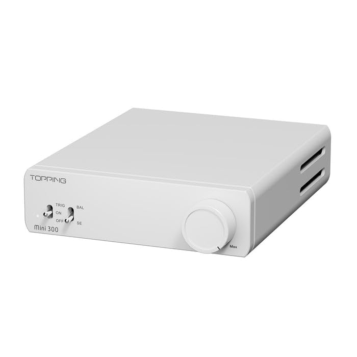 Topping Mini300 HiFi-Stereo-Verstärker, hohe Leistung, Balanced Class D, 140 W×2 @4Ω, 124 dB SNR, Au