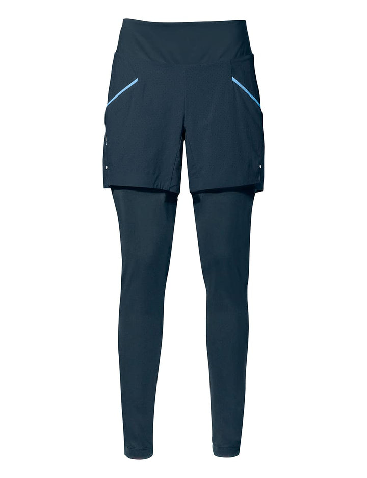 VAUDE Damen Hose Women's Crana Zo Pants 42 Dark Sea, 42 Dark Sea