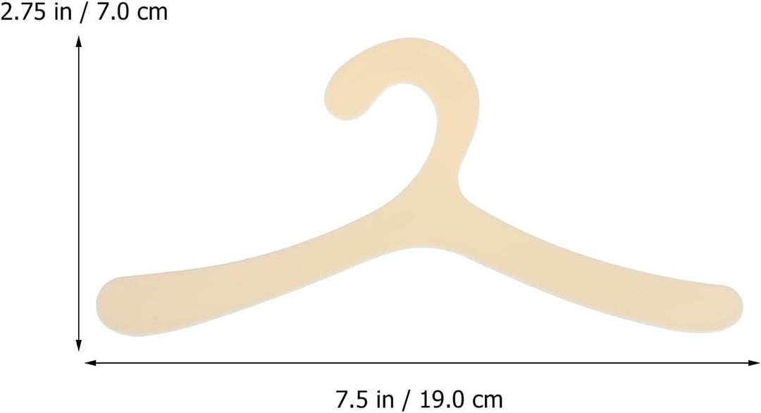 Yardwe Haustier Kleiderbügel 19 cm – 40 Stück rutschfeste Kunststoffbügel Für Hundemantel Und Katzen