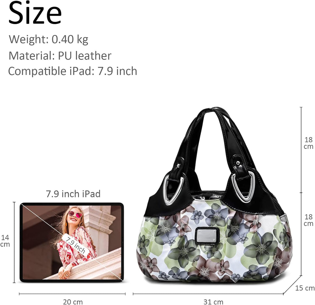 DIRRONA Elegant Damen Handtasche Schultertasche Gross Kapazität Tragetasche Leicht Reise Taschen Was