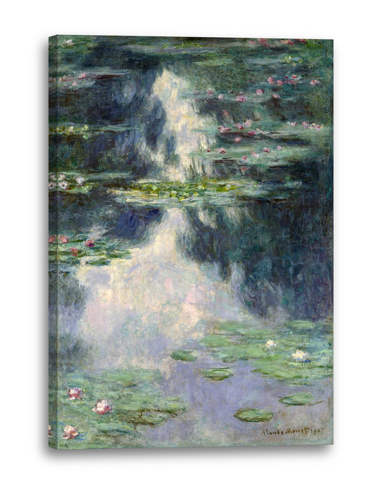 Printed Paintings Leinwand (60x80cm): Claude Monet - Teich mit Seerosen 60x80 cm, 60x80 cm