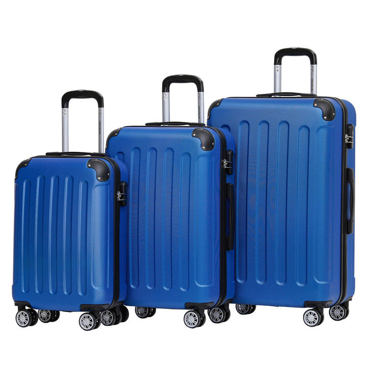 BEIBYE Zwillingsrollen Hardcase Reisekoffer Koffer Trolleys Hartschale in XL-L-M in 20 Farben (Diamo