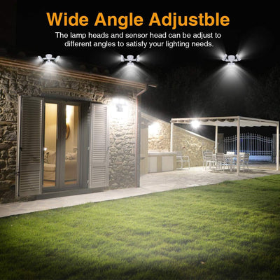 SOLLA led strahler mit bewegungsmelder, 40 W 3000LM Superhell LED Fluter Aussen, IP65 Wasserdicht PI