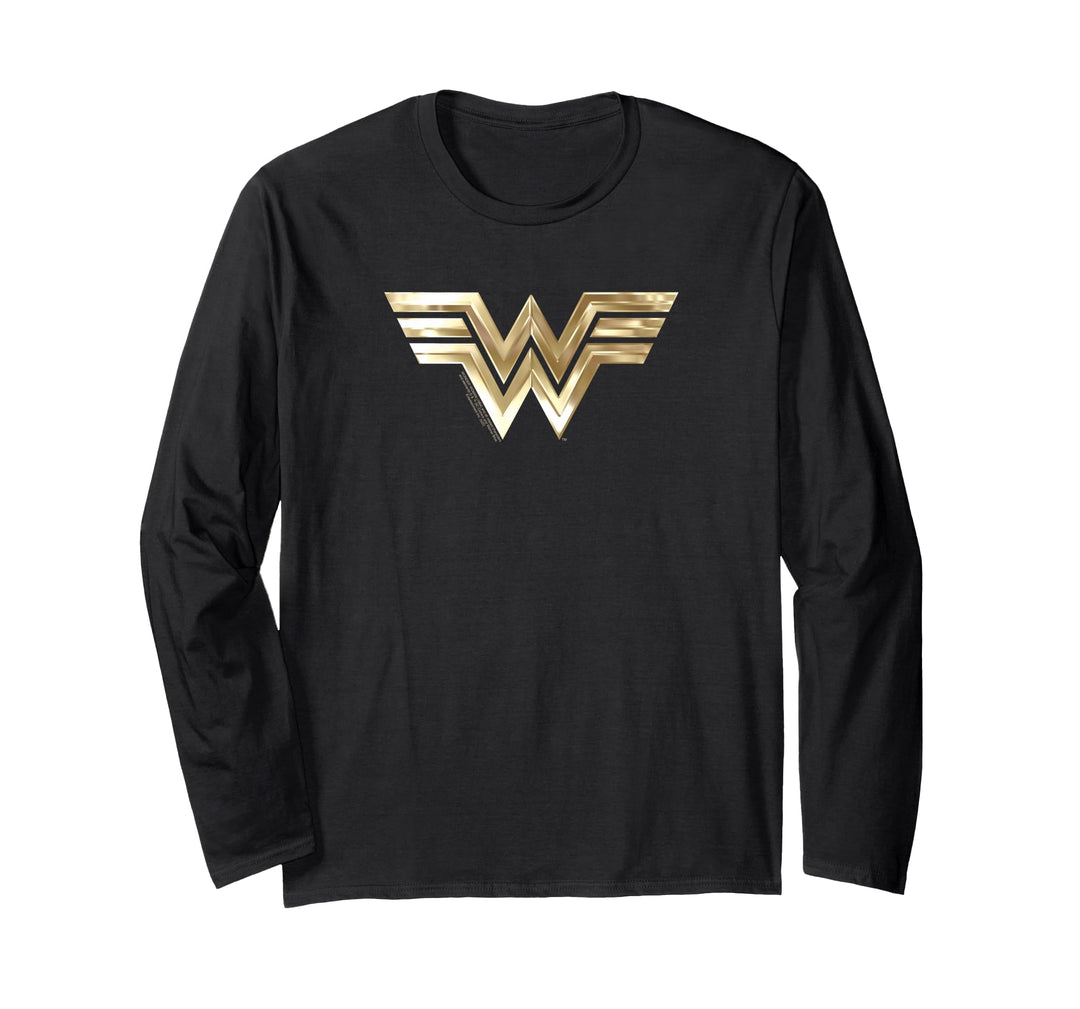 Wonder Woman 1984 Golden Logo Langarmshirt