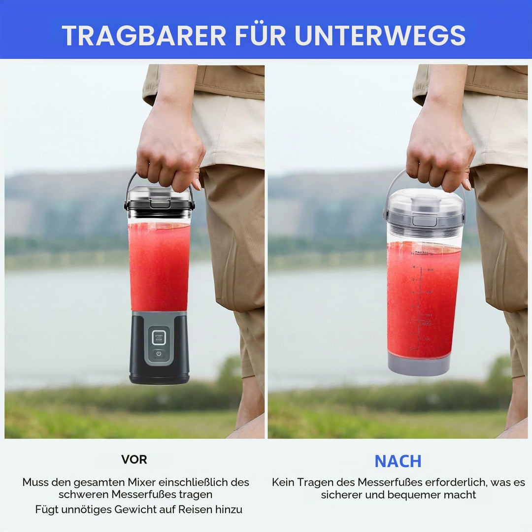 Ersatz-Mixerbecher mit Deckel für Ninja Blast Portable Blender BC100 & BC151 Serie: 510.3 g Blender