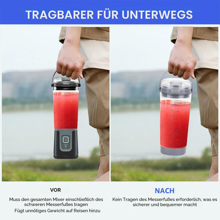 Ersatz-Mixerbecher mit Deckel für Ninja Blast Portable Blender BC100 & BC151 Serie: 510.3 g Blender
