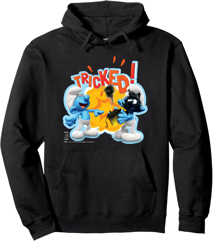 The Smurfs Schlumpfe Jokey Exploding Present Tricked! Pullover Hoodie