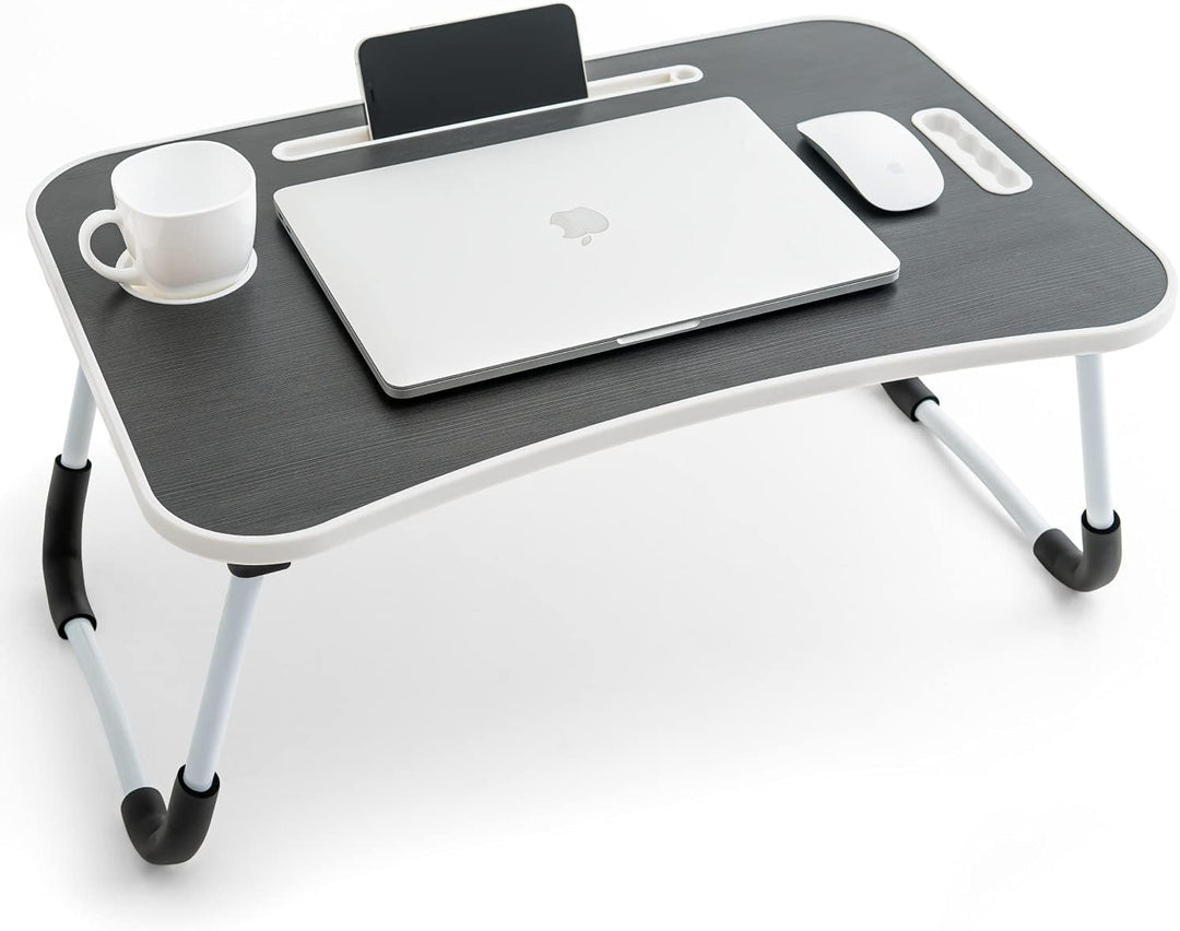 Tatkraft Casper Grosser Faltbare Betttisch und Laptoptisch, Bett Tablett mit Tassen Schlitz, Frühstü