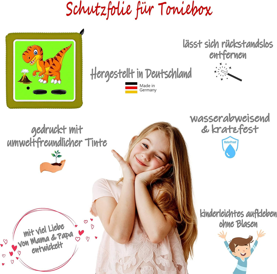 PUNALU Tasche für Toniebox inkl. Schutzfolie passend für Toniebox, Platz für 30 Tonies, Ladegerät un