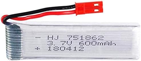 YUNIQUE Deutschland 3 Stuck Tuning LiPo Akku 600mAh 3,7V, passend für UDI RC U818, U818A, U817, U817