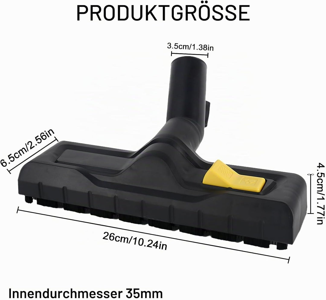 Staubsaugerdüse, 35mm für Kärcher Staubsauger Zubehör, Staubsauger Ersatzteile für Kärcher WD3, WD4,