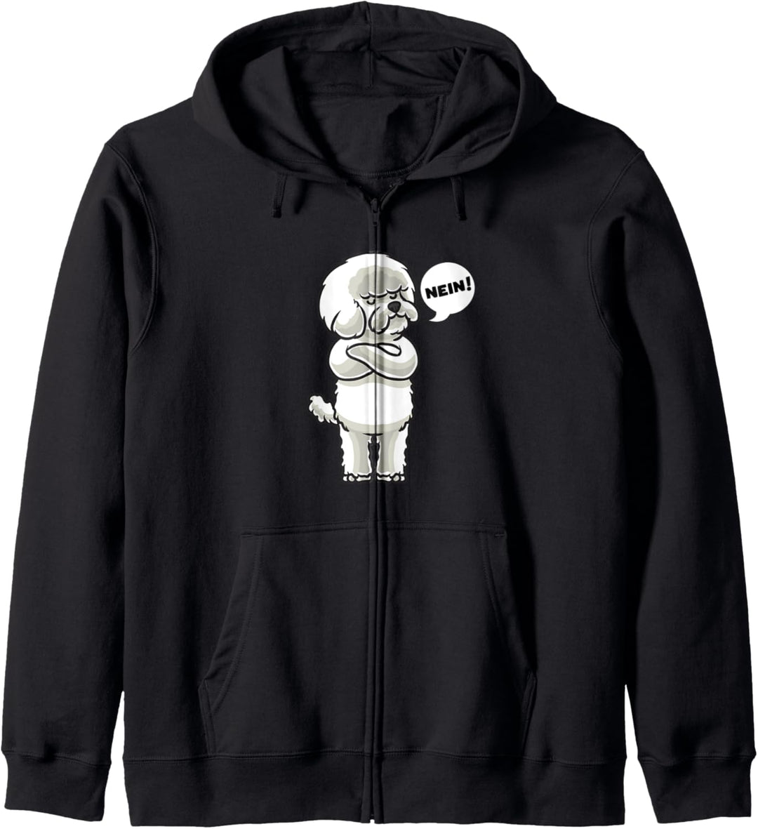 Sturer Bichon Frisé Kapuzenjacke