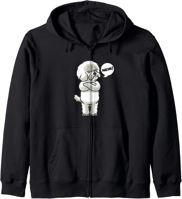 Sturer Bichon Frisé Kapuzenjacke