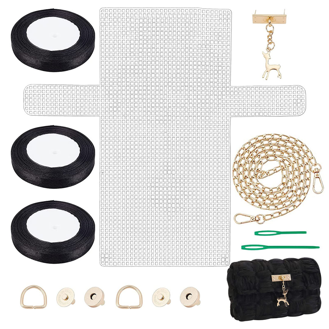 CHGCRAFT Kunststoff Mesh Canvas Sheet Kit, Plastic Canvas Kreuzstich Stoff Kunststoff Kreuzstich Bau