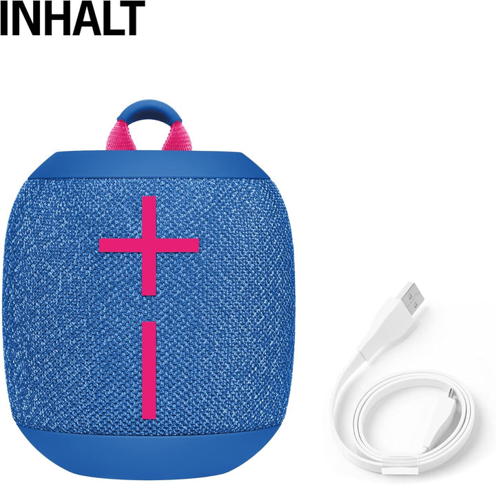 Ultimate Ears WONDERBOOM 3 Portable Bluetooth Speaker, Rich Bass 360 Degree Sound, Waterproof, Dustp
