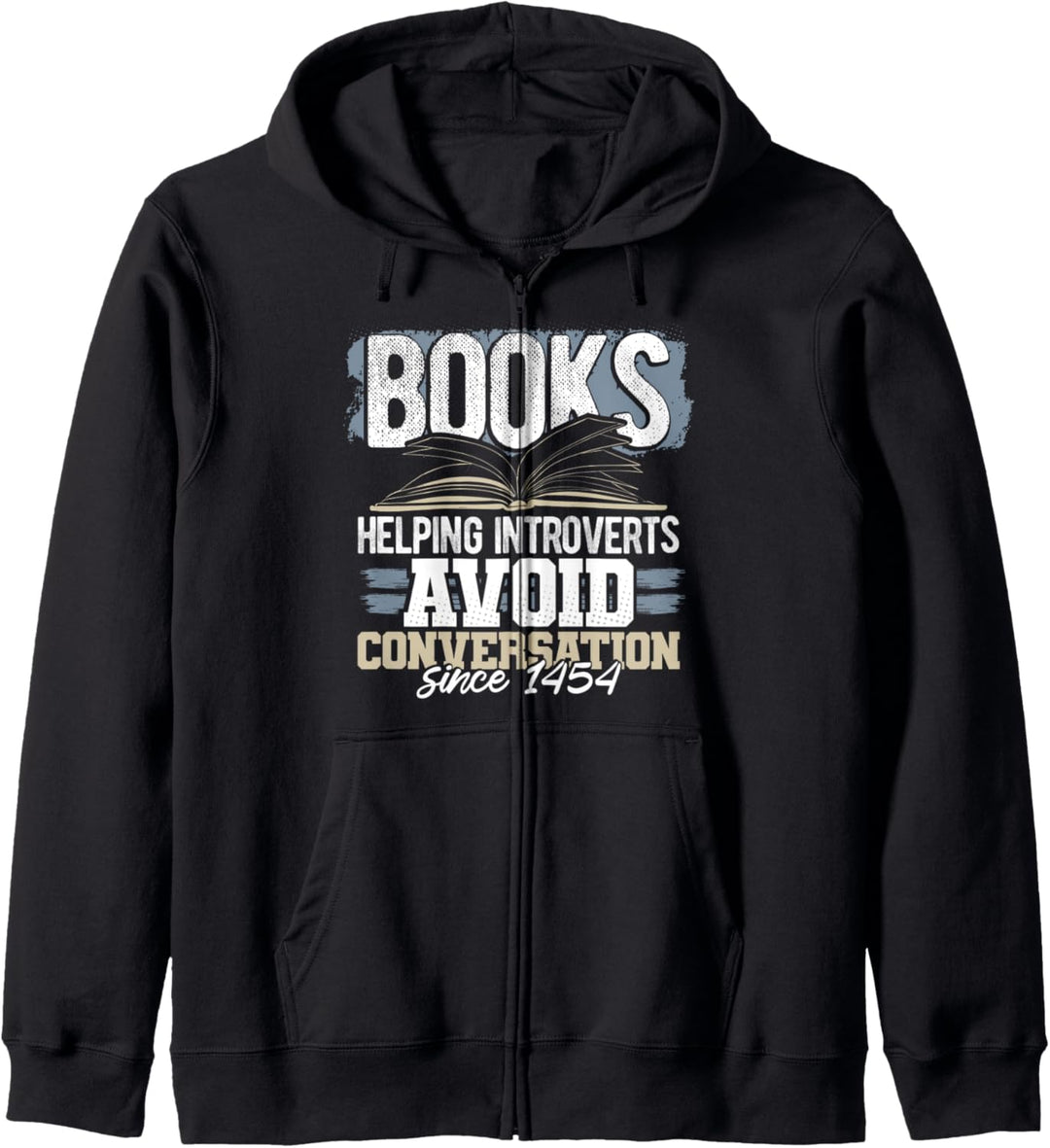 Bücher, Helping Introverts Avoid Conversation Kapuzenjacke