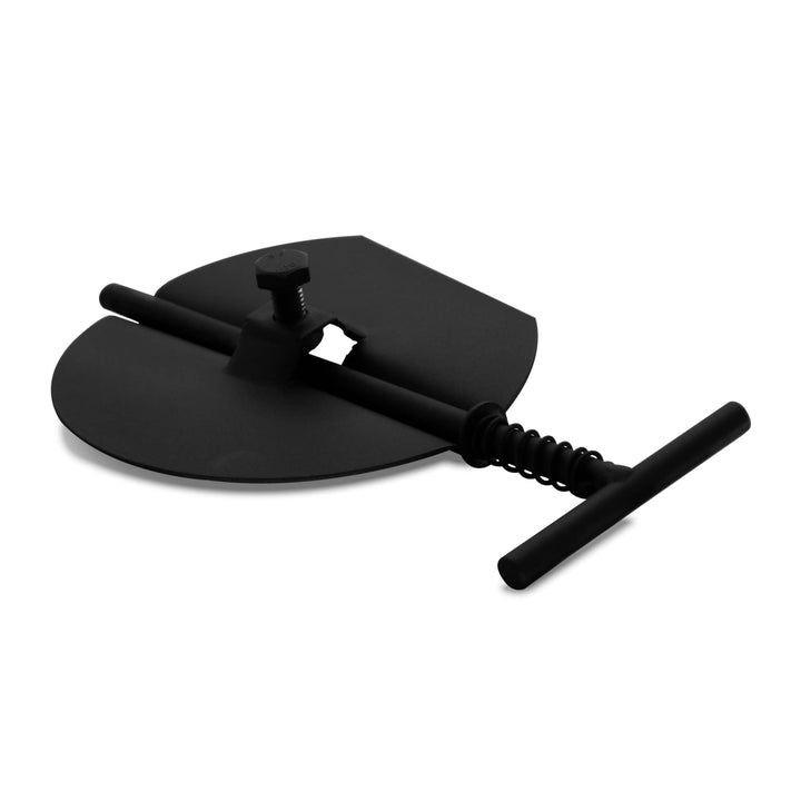 LANZZAS Ofenrohr Drosselklappe - Durchmesser Ø 180 mm - Farbe: schwarz | Zugbegrenzer zum nachträgli