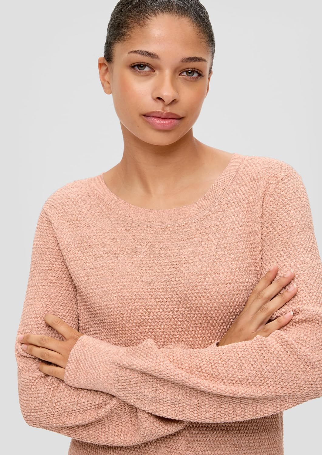 QS Feinstrickpullover mit Glitzergarn L 20w0, L 20w0