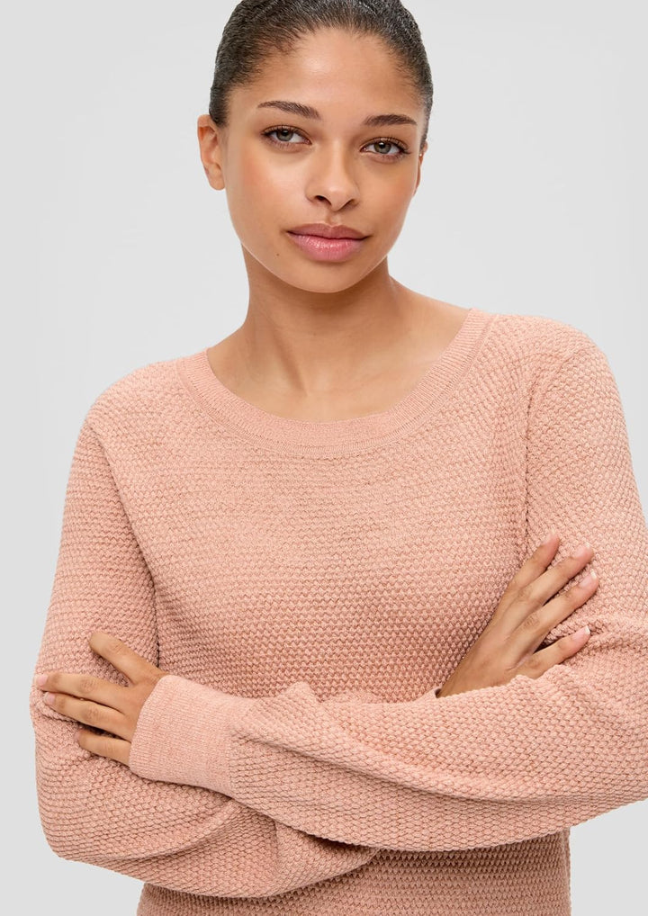 QS Feinstrickpullover mit Glitzergarn L 20w0, L 20w0
