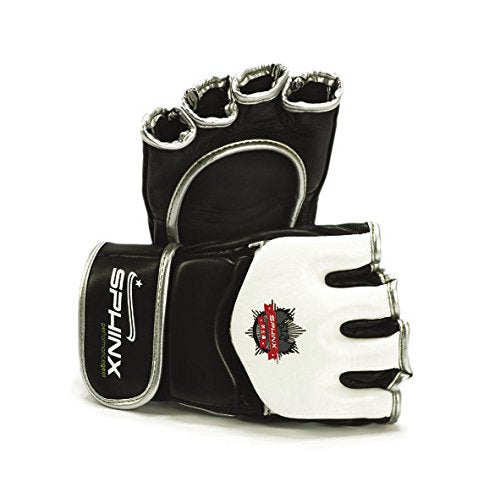 Ronin XX MMA Handschuhe Unisex Erwachsene, Weiss, XL