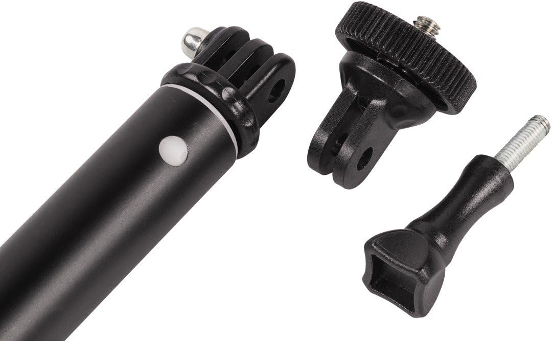 Hama Selfie-Stick 2in1, GoPro-Anschluss  und ¼-Zoll-Gewinde (für Kameras, GoPro-ActionCams und Smart
