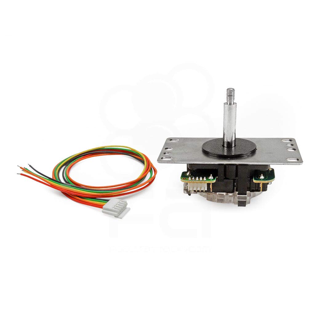 SANWA JLF-TP-8YT Original Joystick Gray - für Arcade Jamma Game 4 &amp; 8 Wege verstellbar, kompatibel m