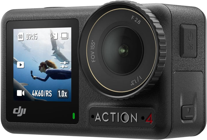 DJI Osmo Action 4 Standard-Combo – 4K/120fps wasserdichte Action-Kamera mit einem 1/1,3-Zoll-Sensor,