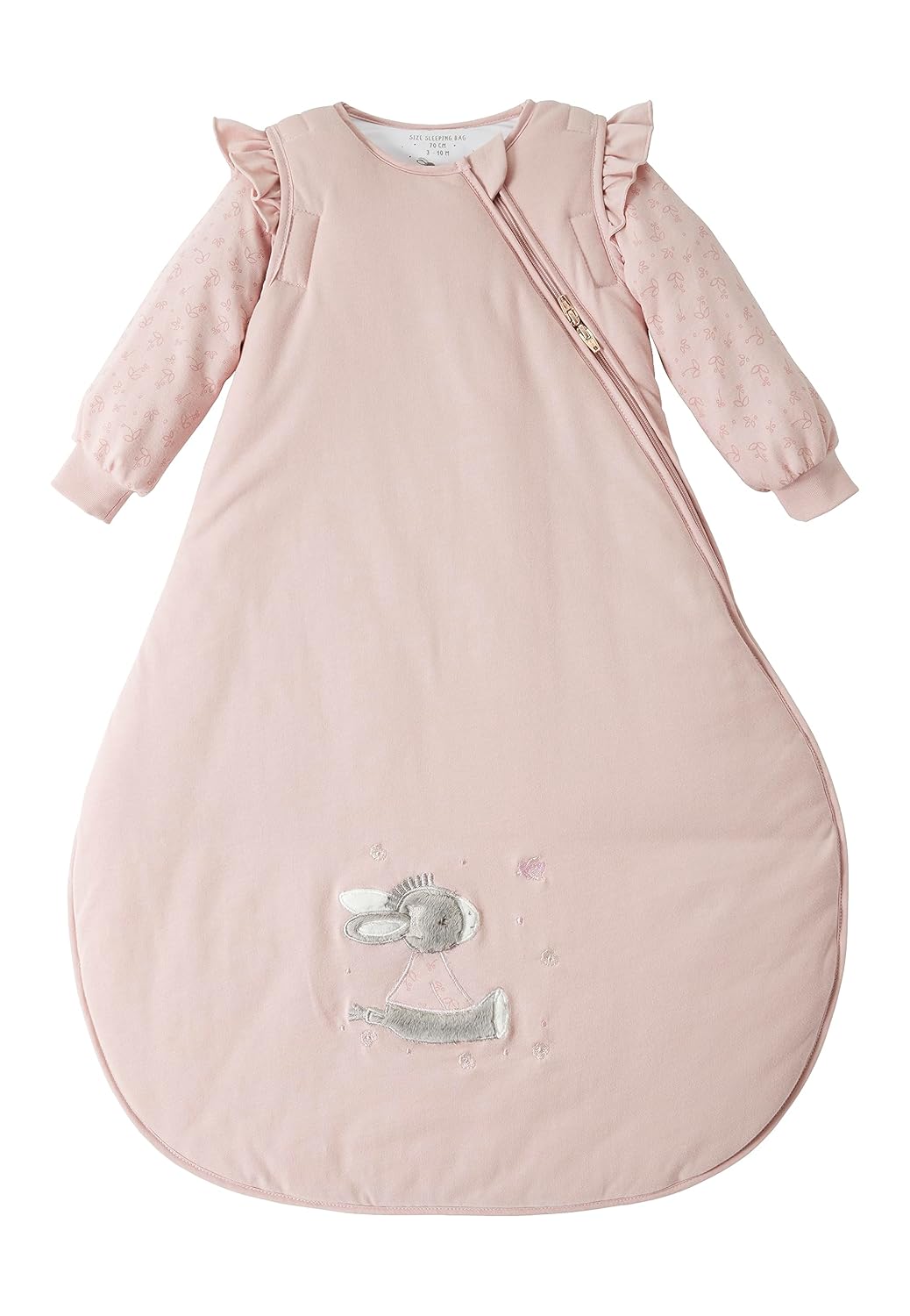 Sterntaler Schlafsack mit abnehmbaren Ärmeln 90 cm Esel Emmi Girl flora rose, 90
