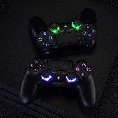 eXtremeRate Tasten Knöpfe für P S 4 Controller D-Pad L1 R1 R2 L2 Buttons Trigger Thumbsticks DTFS LE
