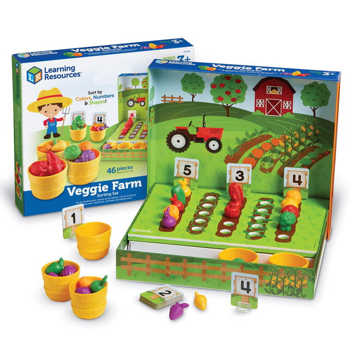 Learning Resources Gemüsehof – Sortierset Bauernhof, Bauernhof