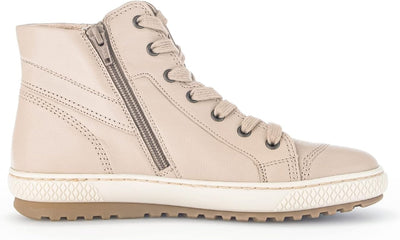 Gabor Damen Schnürstiefeletten | Frauen Schnürboots | High-Top Sneaker | Wechselfussbett | Reissvers