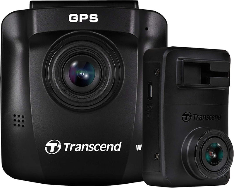 Transcend DrivePro 620 Dashcam Blickwinkel horizontal max.=140° Akku, Display, Dual-Kamera,