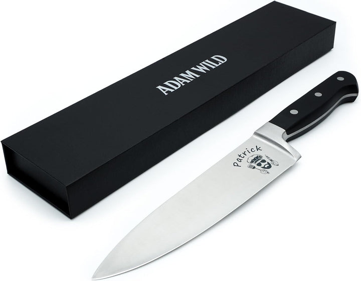 Grillmesser mit Gravur | Grillen Geschenke für Männer | Grillmeister Fleischmesser | Geschenke für G