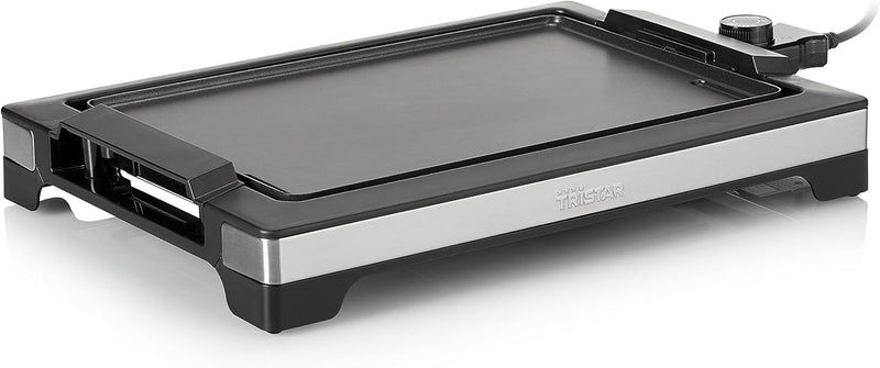 Tristar BP-2781 Elektrischer Tischgrill, mit grosser Grillfläche von 37x25 cm, abnehmbare Fettschale