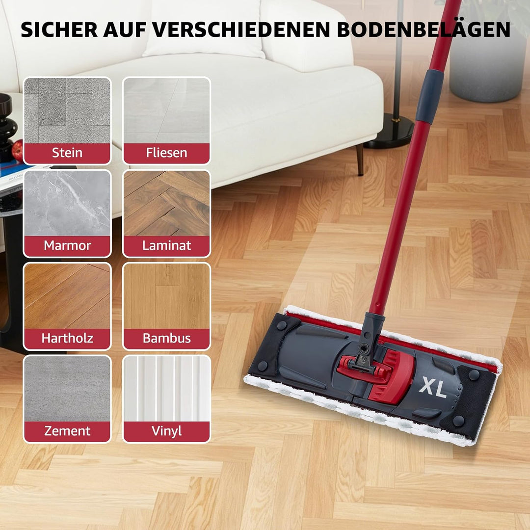 Ersatzbezug für Vileda Ultramax XL und Ultramax XL Turbo 2in1 Bodenwischer 3 Stück, 3 Stück