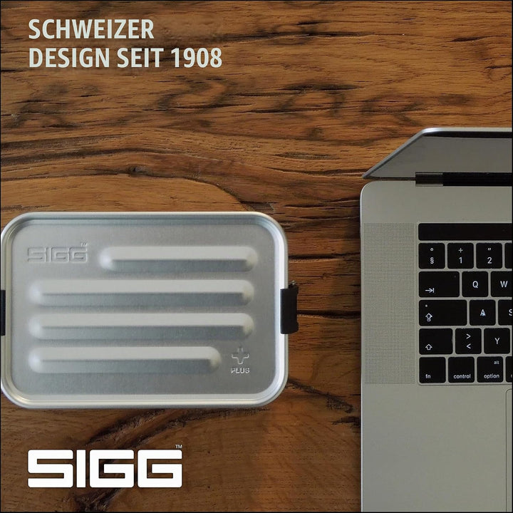 SIGG - Alu Lunchbox Plus - Brotdose Mit Unterteilung - Preisgekrönt - Spülmaschinenfest &amp; Mikrowelle