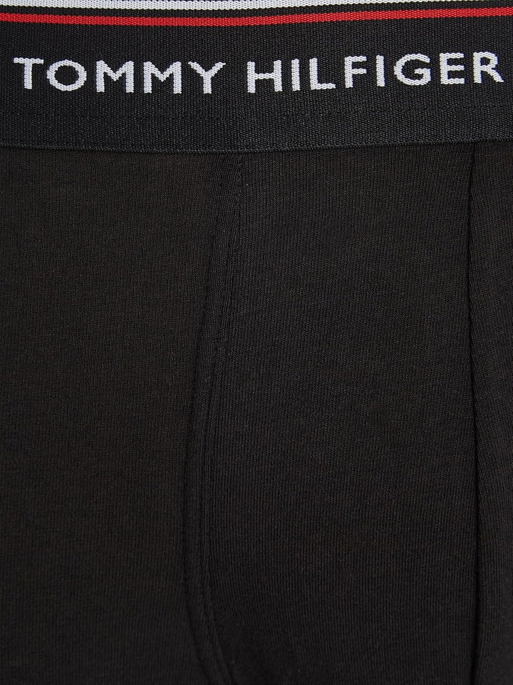 Tommy Hilfiger Herren 3er Pack Boxershorts Low Rise Trunks Baumwolle L Schwarz (Black), L Schwarz (B